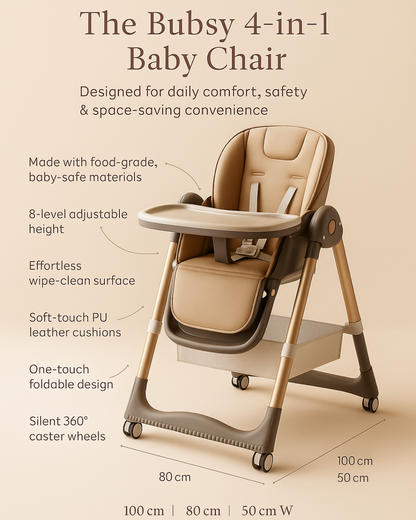 Bubsy 4-in-1 Baby Chair